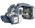 High Speed Flexographic Printer Machine 4 Color (Synchronous Belt)